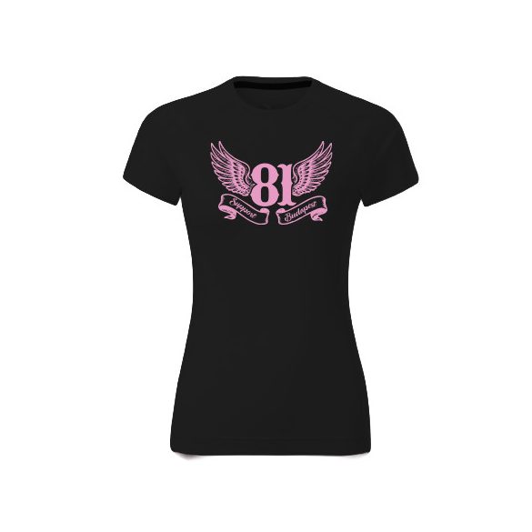 Fekete 81 Szárnyas Póló 