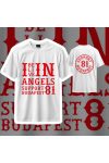 Fehér I Belive in Angels póló