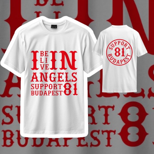 Fehér I Belive in Angels póló